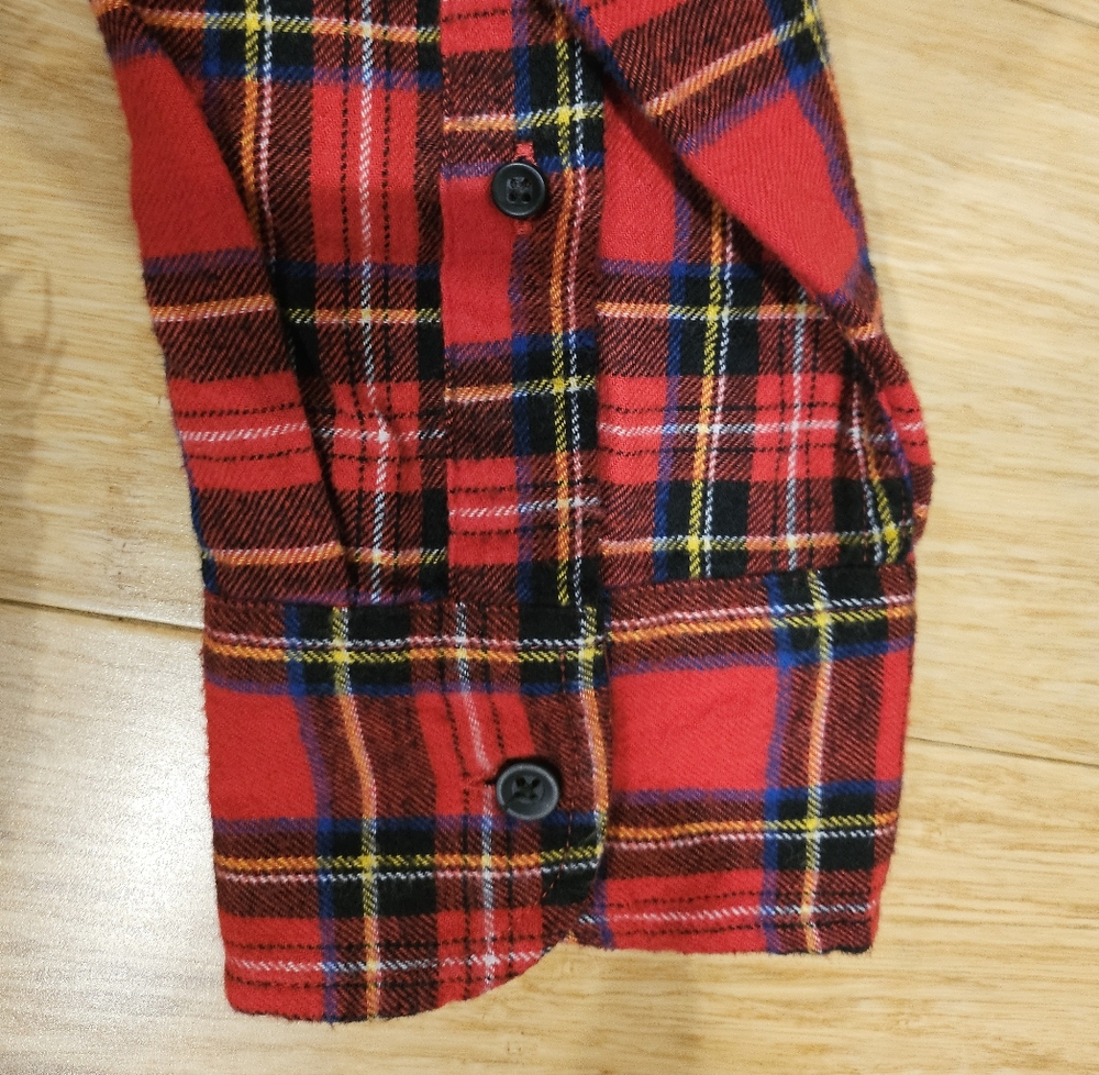 J. Crew Red Flannel Medium - Picture 5 of 6